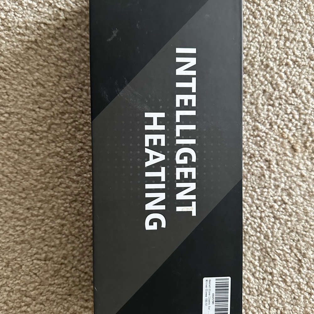 Black Intelligent Heating Gloves